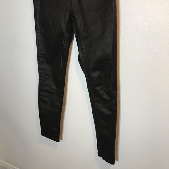 Vintage Lauren Ralph Lauren Wax Coated Jeans 2 XS - Picture 3 of 7